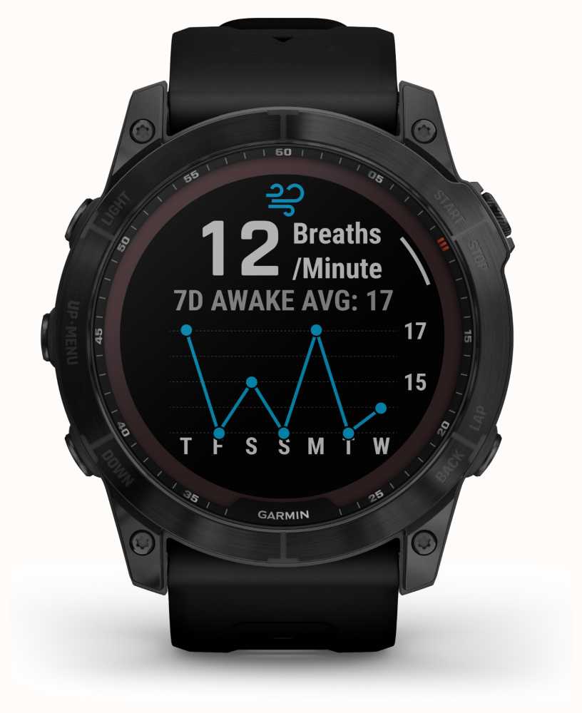 Garmin Fenix 7X Sapphire Solar Black DLC Titanium Black Silicone