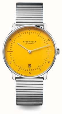 STERNGLAS Naos Edition Bauhaus II Yellow Dial Limited Edition (333 Pieces) S01-NAF23-ME06