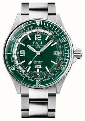 Ball Watch Company Engineer Master II Diver Worldtime (42mm) Green Dial Stainless Steel DG2232A-SC-GR