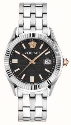 Versace GRECA TIME (41mm) Black Dial / Stainless Steel VE3K00322