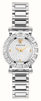 Versace GRECA GLAM | Silver Dial | Stainless Steel Bracelet VE2Q00322