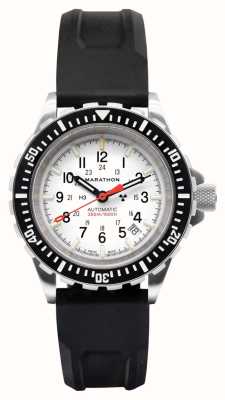 Marathon Arctic Edition | Large Diver's Automatic | GSAR | White Dial | Black Silicone Strap WW194006SS-0530