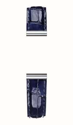 Herbelin Antarès Interchangeable Watch Strap - Croc Textured Blue Leather / Stainless Steel - Strap Only BRAC17048A111