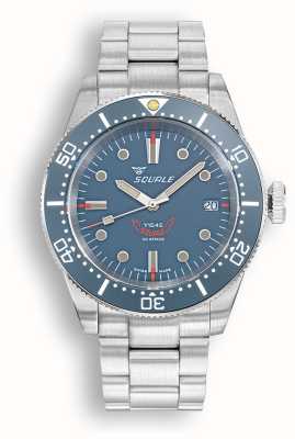 Squale 1545 | Grey Dial | Stainless Steel Bracelet 1545GG.AC