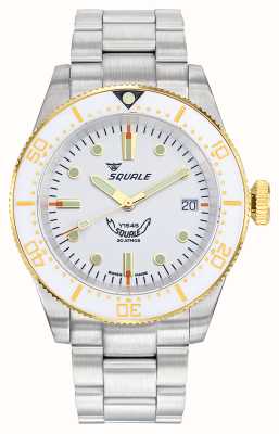 Squale 1545 | White Dial | Stainless Steel Bracelet 1545WTWT.AC