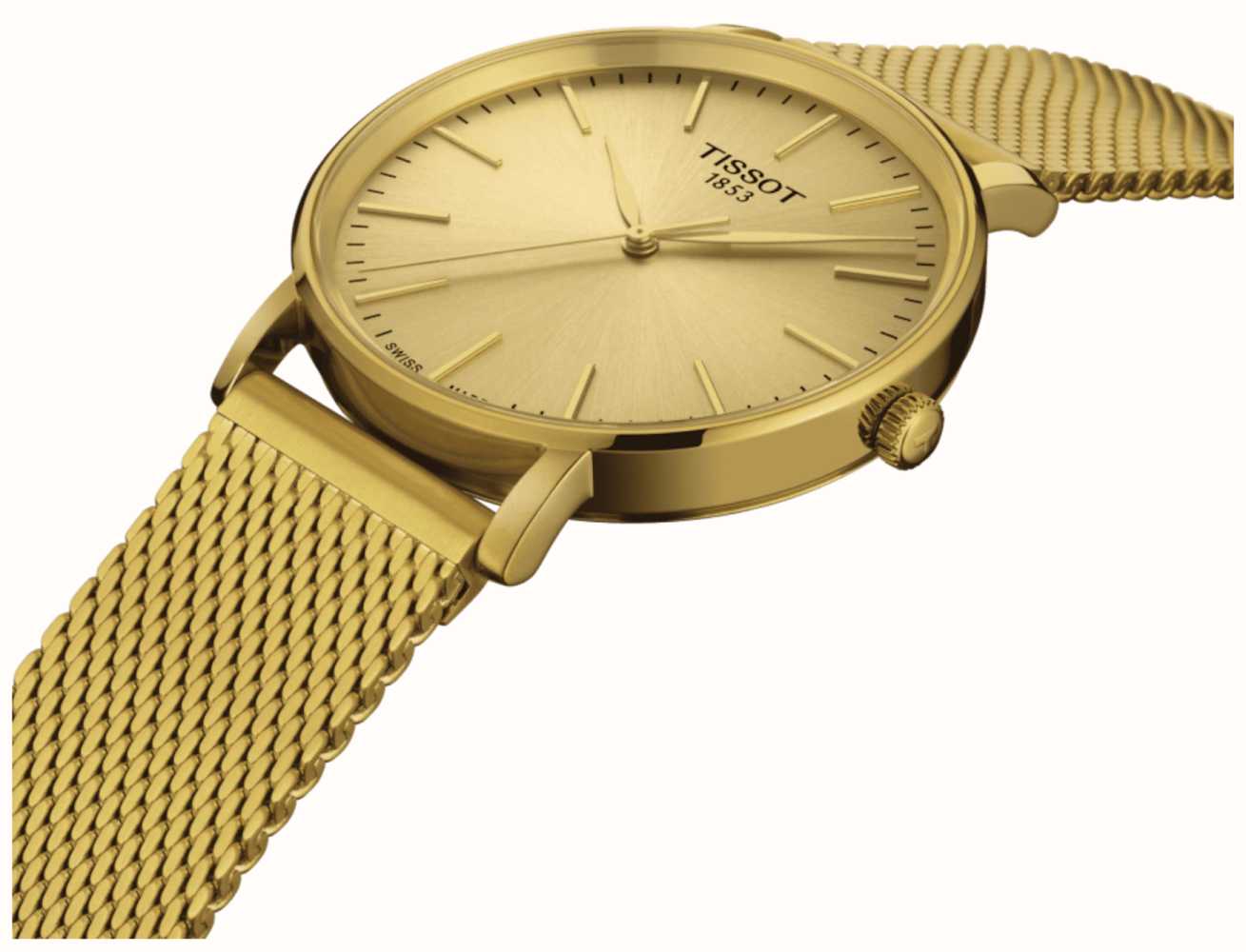 Tissot everytime sale medium gold