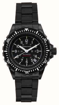 Marathon Anthracite Large Diver's Automatic (GSAR) | Black Stainless Steel Bracelet WW194006BK-0109
