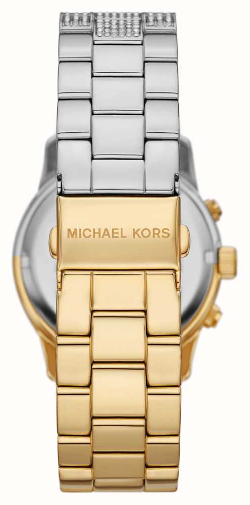 Gold diamond clearance watch michael kors