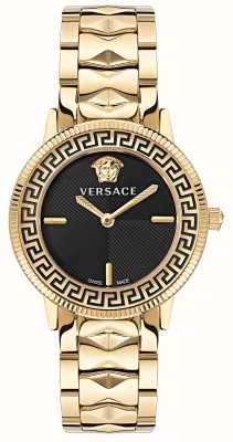 Versace V-TRIBUTE (36mm) Black Dial / Gold PVD Stainless Steel VE2P00622