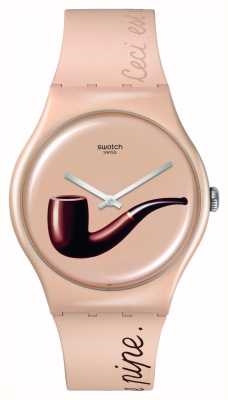 Swatch x Magritte - LA TRAHISON DES IMAGES BY RENE MAGRITTE - Swatch Art Journey SO29Z124
