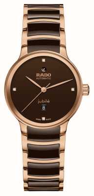 Rado centrix silver deals gold black dial