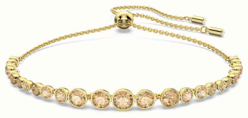 Swarovski Emily Bracelet Gold Tone-Plated Gold Crystals 5663395