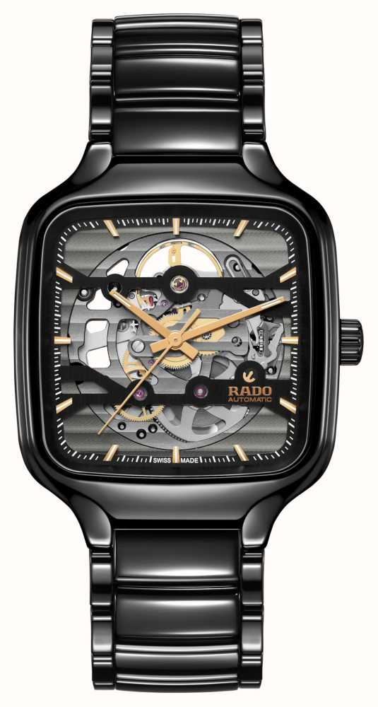 Rado black sale square watch