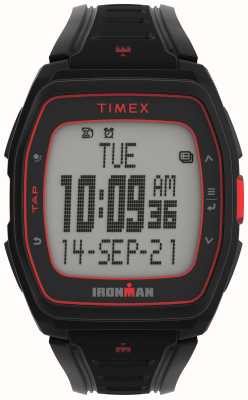 Timex Ironman T300 Digital Display / Black Rubber Strap TW5M47500