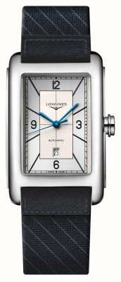 LONGINES DolceVita (27.7mm) Silver Dial / Blue Synthetic Strap L57574738