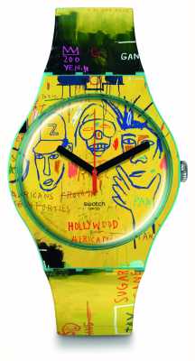 Swatch x Jean-Michel Basquiat - HOLLYWOOD AFRICANS BY JEAN-MICHEL BASQUIAT - Swatch Art Journey SUOZ354