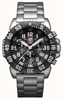 Luminox Navy SEAL Colormark Chronograph Stainless-steel Black Dial Watch XS.3182