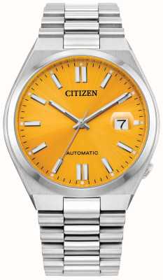 Citizen Tsuyosa Automatic (40mm) Sunray Yellow Dial / Stainless Steel Bracelet NJ0150-56Z