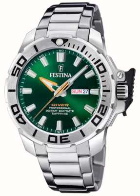 Men\'s Festina Steel SGP Watch First Bracelet F20445/4 Watches™ Class With - Multi-Function