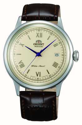Orient Bambino Mechanical (40.5mm) Cream Dial / Brown Leather FAC00009N0