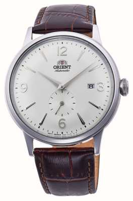 Orient Bambino Small Seconds Mechanical (40.5mm) White Dial / Brown Leather RA-AP0002S10B
