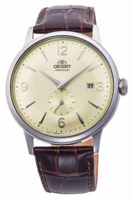 Orient Bambino Small Seconds Mechanical (40.5mm) Champagne Dial / Brown Leather RA-AP0003S10B
