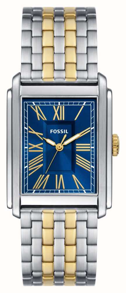 Rectangle watches clearance mens fossil