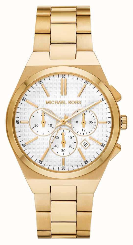 White gold clearance michael kors watch