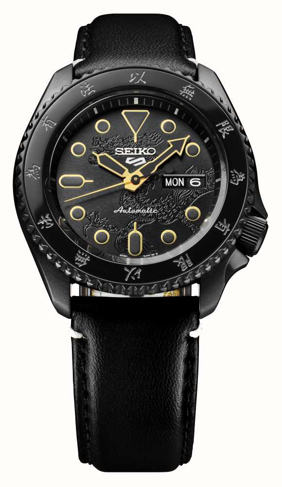 Seiko 5 Sports X Bruce Lee Limited Edition 42.5mm Black Dial