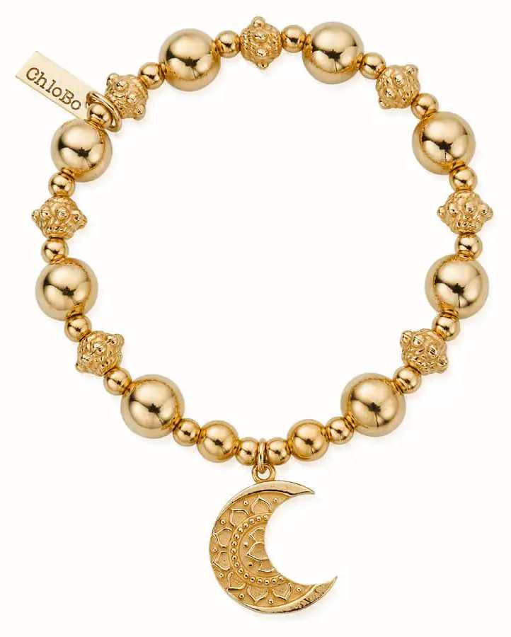 Gold hot sale moon bracelet