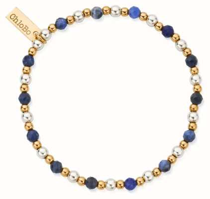 ChloBo Didi Sodalite Bracelet | Sterling Silver | Gold Plated GMBS