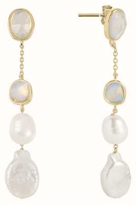 Radley Jewellery Princess Road Gold Plated Pearl Drop Earrings RYJ1368S