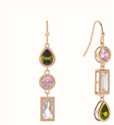 Radley Jewellery Tulip Street Rose Gold Plated Crystal Set Drop Earrings RYJ1372S