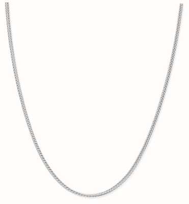 ChloBo Men's Fox Tail Chain Sterling Silver Necklace SNFOXTAILM
