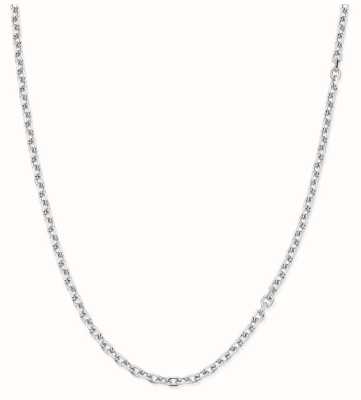 ChloBo Men's Anchor Chain Sterling Silver Necklace SNANCHORM