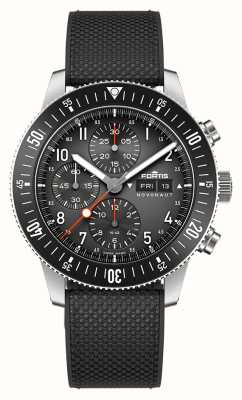 FORTIS Novonaut N-42 Stratosphere-Tested Manufacture Chronograph (42mm) Legacy Edition On Hybrid Strap F2040009
