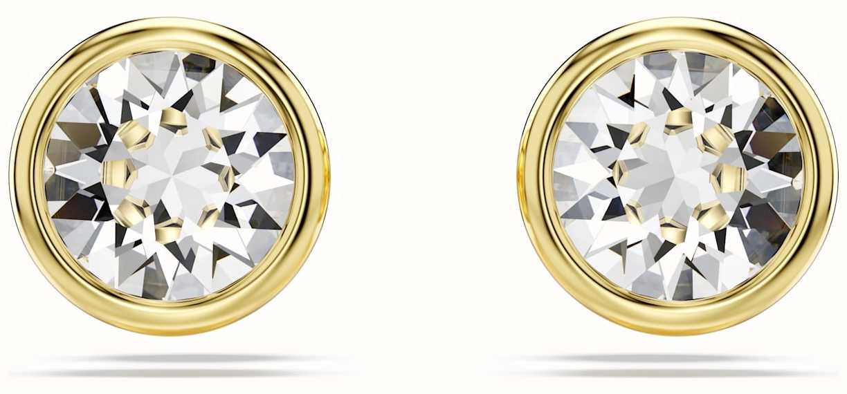 White gold sales swarovski earrings