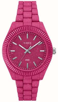 Timex Women's Legacy Ocean (37mm) Pink Dial / Pink #tide Ocean Material Strap TW2V77200