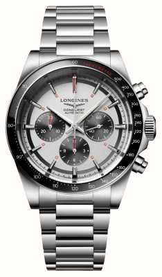 LONGINES Conquest Automatic Chronograph (42mm) Silver Dial / Stainless Steel Bracelet L38354726