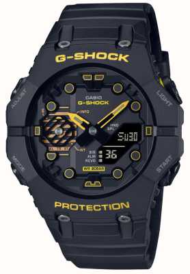 Casio G-Shock 'Caution Yellow' Shock Resistant Black Silicone GA-B001CY-1AER