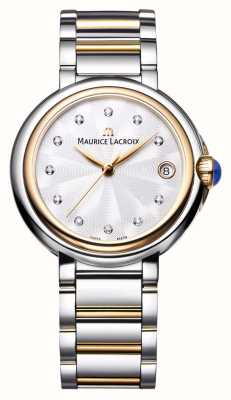 Maurice Lacroix Fiaba Quartz Date (32mm) Silver Dial / Two-Tone Stainless Steel Bracelet FA1004-PVP13-150-1