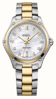 EBEL Discovery - 11 Diamonds (33mm) Mother of Pearl Dial / Two-Tone Stainless Steel Bracelet 1216531