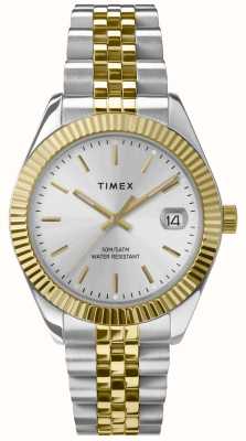 Timex Legacy (34mm) Silver Dial / Two-Tone Stainless Steel Bracelet TW2W49700
