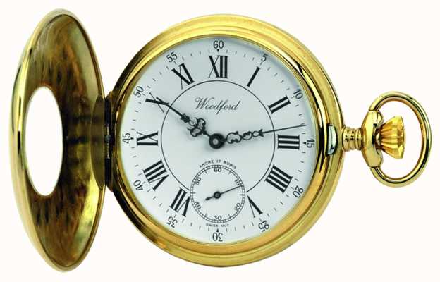 Woodford | Half Hunter | Gold Plated | Pocket Watch | 1010
