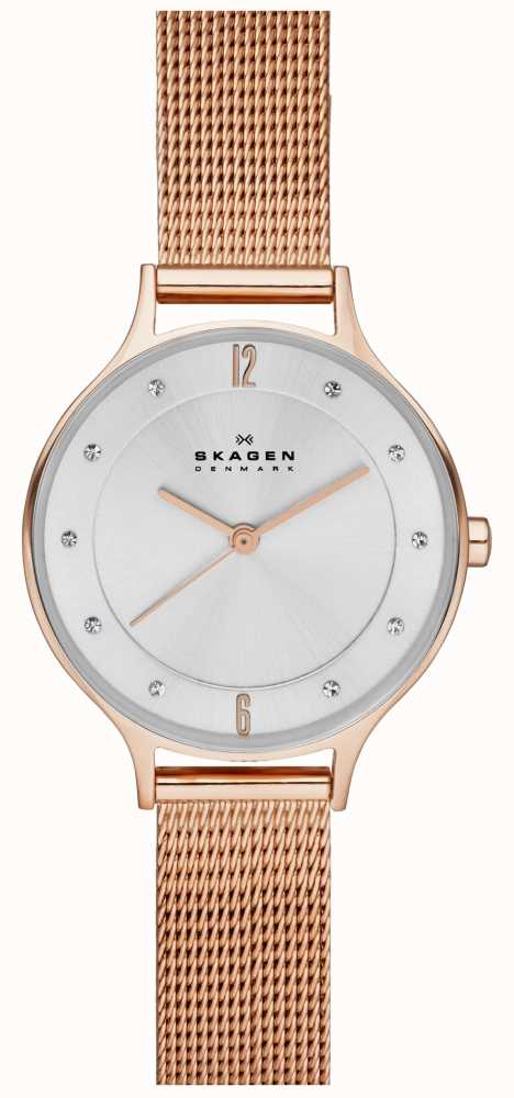 Skagen watch rose cheap gold