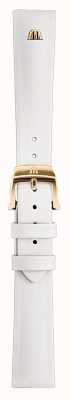 Maurice Lacroix | 16mm White Leather Strap Only Rose Gold Tone | ML740-005007