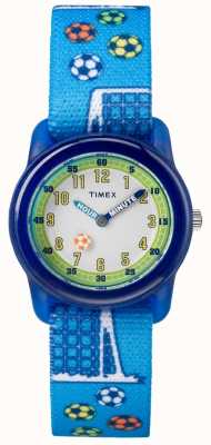 Timex Youth Analogue Blue Strap Soccer TW7C165004E