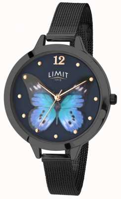 Limit Women's Secret Garden Black PVD Butterfly Watch 6270.73