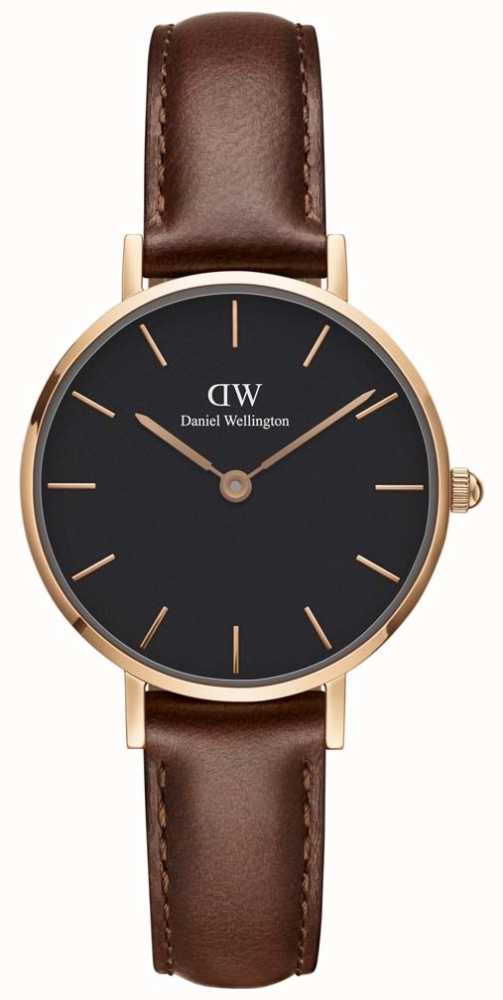 Fugtighed Stolthed gås Daniel Wellington Women's Petite 28mm St Mawes Gold Black DW00100225 -  First Class Watches™ SGP