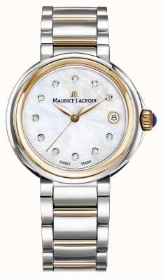Maurice Lacroix Women's Fiaba Mother Of Pearl Dial Two Tone Bracelet FA1007-PVP13-170-1